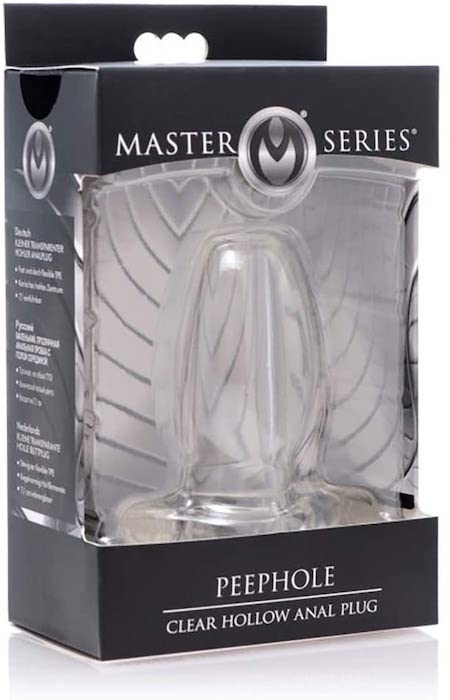 MS Clear View "PeepHole" Anal Plug -XL
