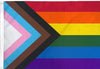 ''Progress'' 2 X 3 ft Pride Flag