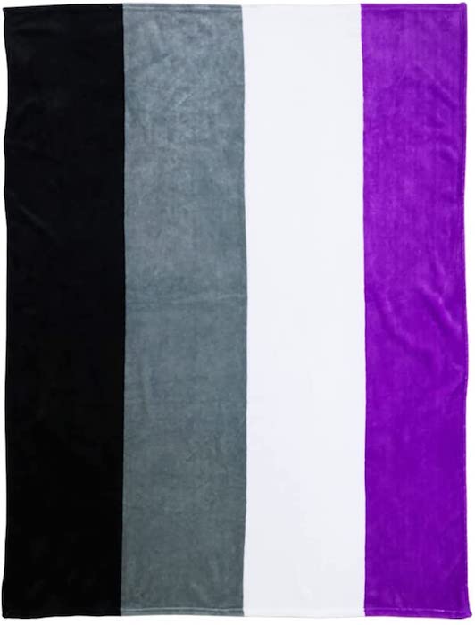Asexual Sunset Plush Blanket 50''x 60''