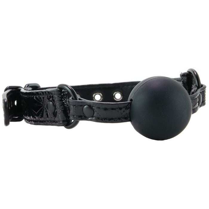 Sinful "Soft" Silicone Ball Gag -Black