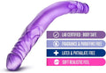 B Yours 14 Inch Double Dildo -Purple