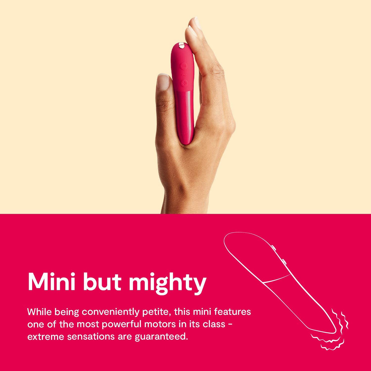 We-Vibe 'Tango X' Vibrator -Cherry Red