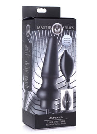 MS "Ass Pand" Inflatable Anal Plug Large -Black