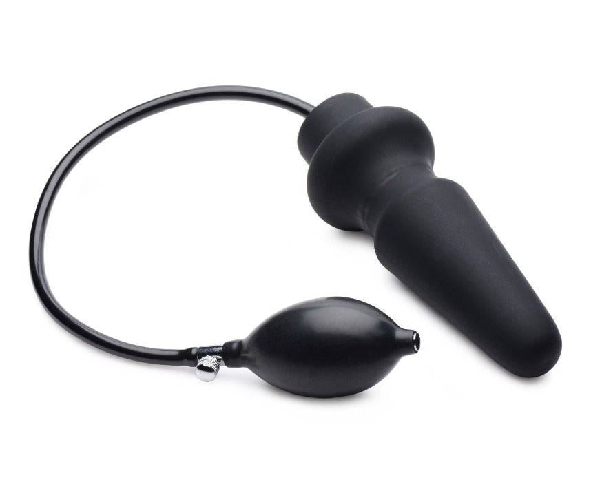 MS "Ass Pand" Inflatable Anal Plug Large -Black