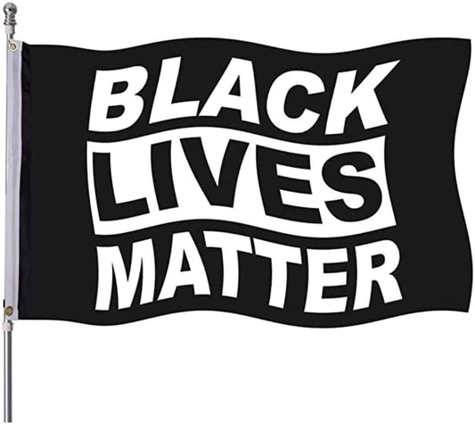 ''Black Lives Matter'' (BLM) Flag 3 x 5 Ft