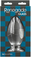 Renegade ''Bishop'' Glass Anal Plug