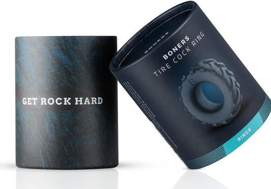 Boners "Tire" Cock Ring -Grey