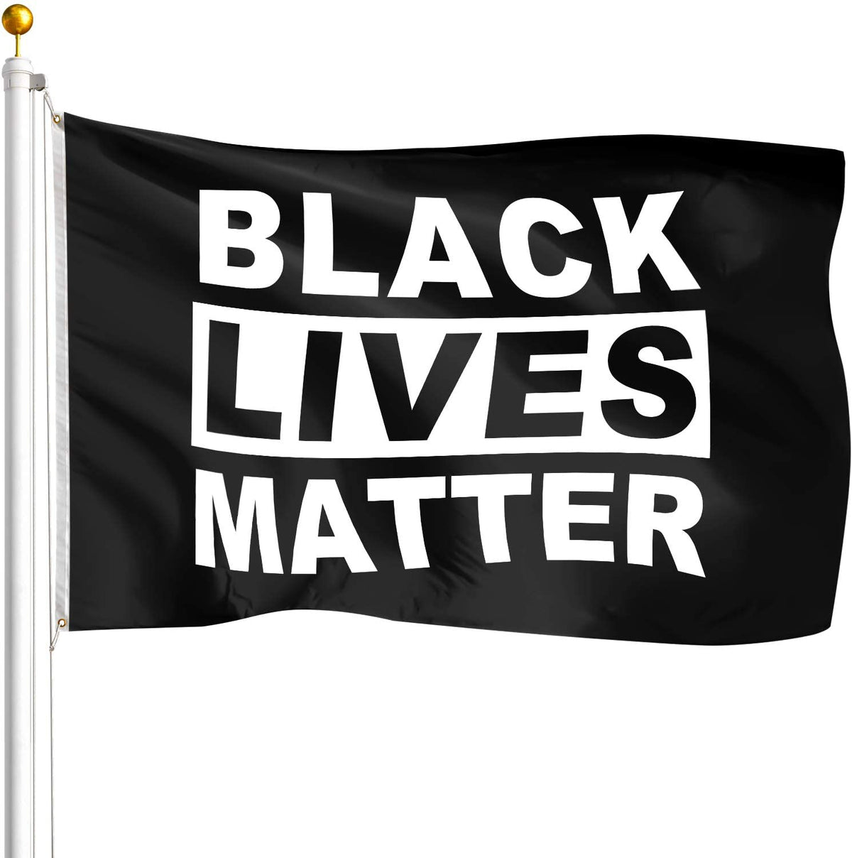 ''Black Lives Matter'' (BLM) Flag 3 x 5 Ft