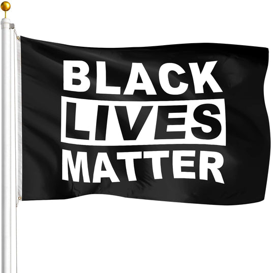 ''Black Lives Matter'' (BLM) Flag 3 x 5 Ft