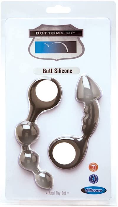 Topco "Bottoms Up" Anal Toy Set -Smoke