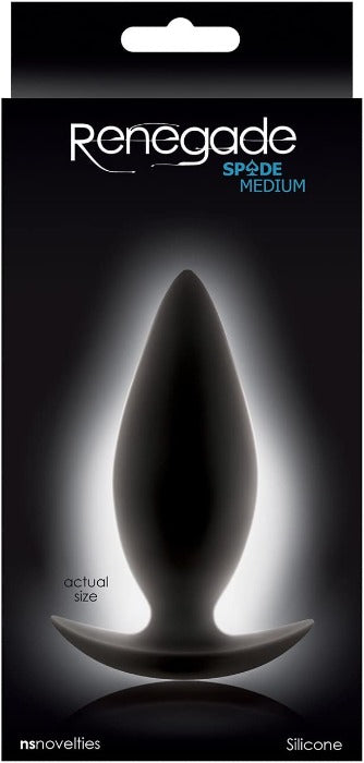 Renegade Spade Silicone Anal Plug -Medium