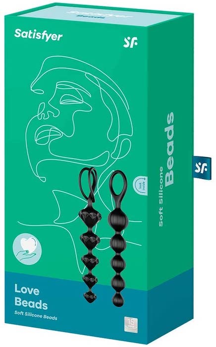 Satisfyer 'Love Beads' 2 Piece -Blk