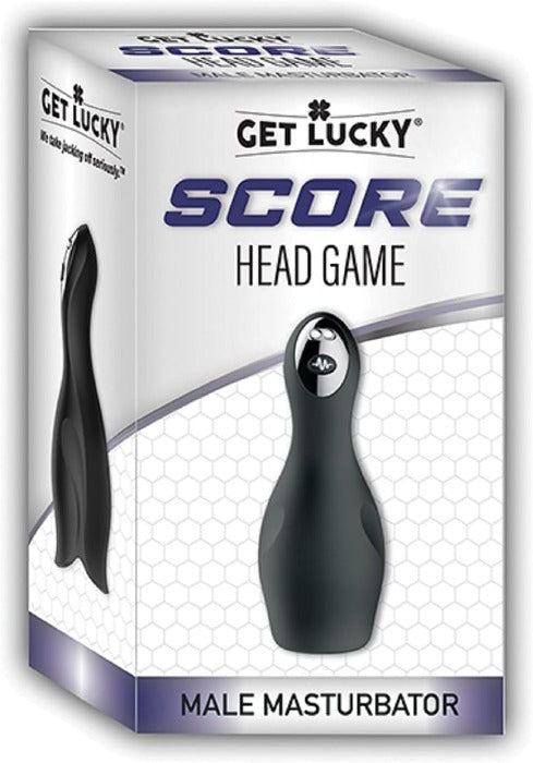Get Lucky "Head Game" Male Masturbator -Black