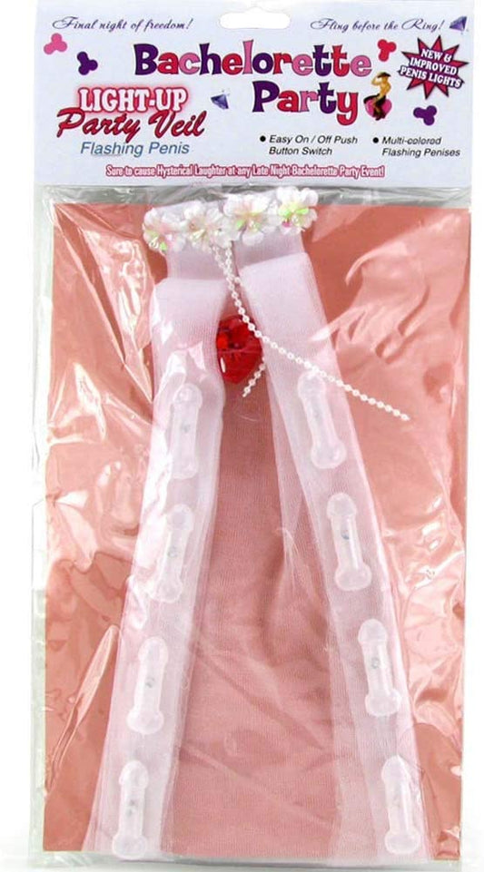Light-Up Flashing Penis Party Veil