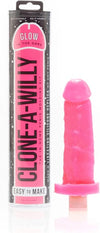 Clone-A-Willy Kit ''Glow In The Dark'' -Pink