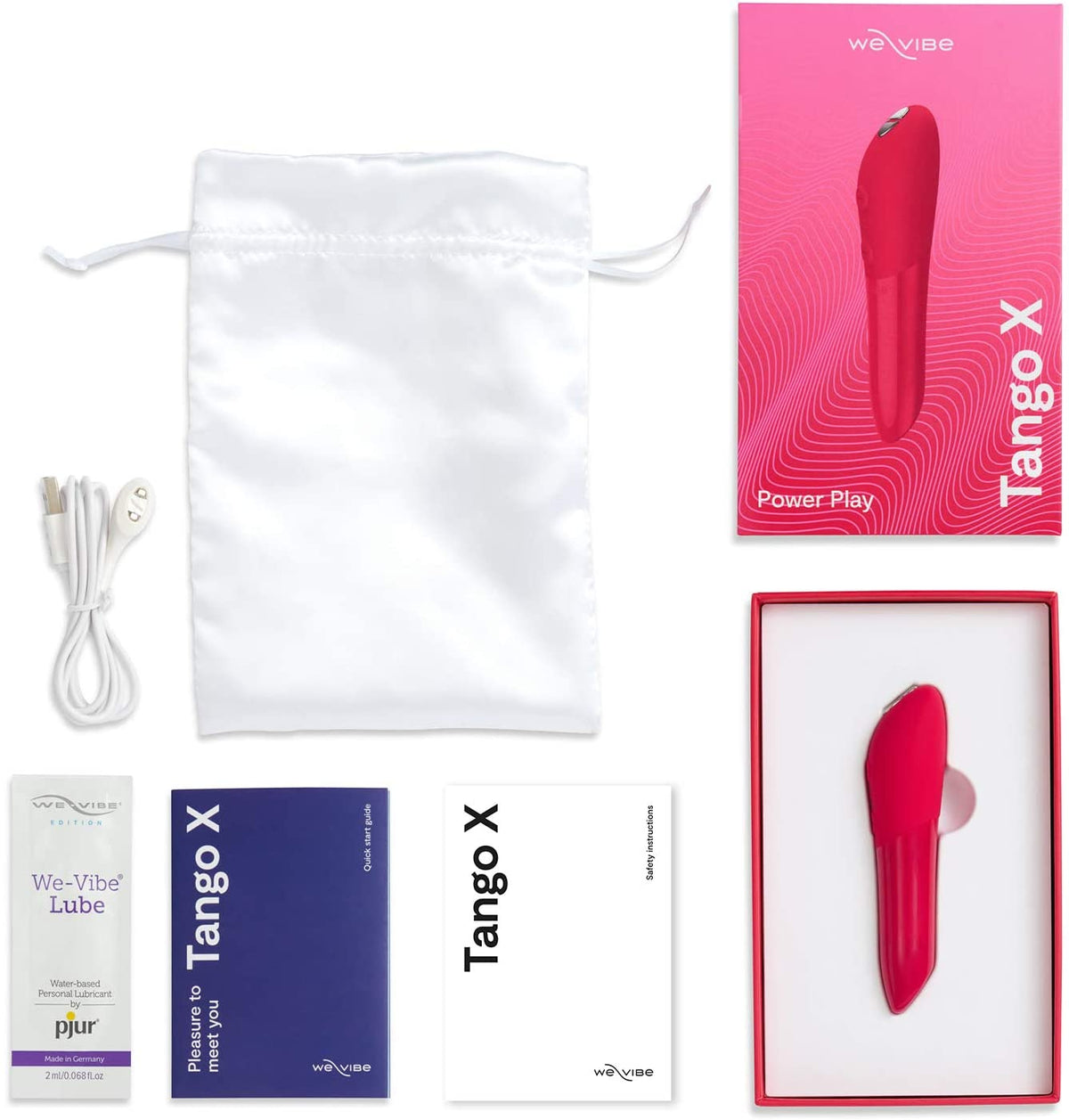 We-Vibe 'Tango X' Vibrator -Cherry Red