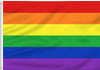 Rainbow ''Silkscreened'' Pride Flag 4x6ft