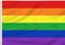Rainbow ''Silkscreened'' Pride Flag 4x6ft