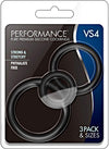 Performance ''VS4'' Sil C/Rings -3Pack