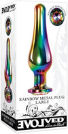 Evolved ''Rainbow'' Metal Gem Plug -Lg
