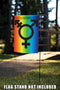 Transgender 12.5" X 18" Garden Flag