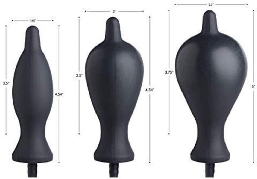 MS "Dark Inflator' Inflatable Anal Plug