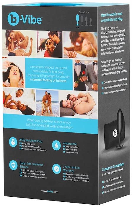 b-Vibe "Snug Plug 4" Weighted Toy