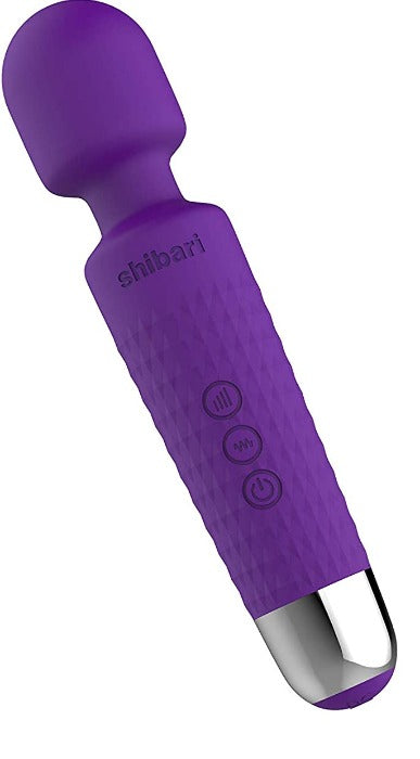 Shibari 'Mini Halo' 20X Multi-Speed Wand -Purple