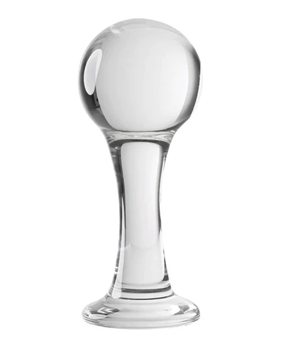 Gender X The Baller Glass Plug -Clear
