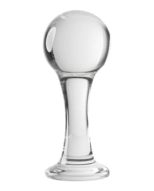 Gender X The Baller Glass Plug -Clear