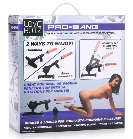 LoveBotz 'Pro-Bang' Sex Machine -Blk