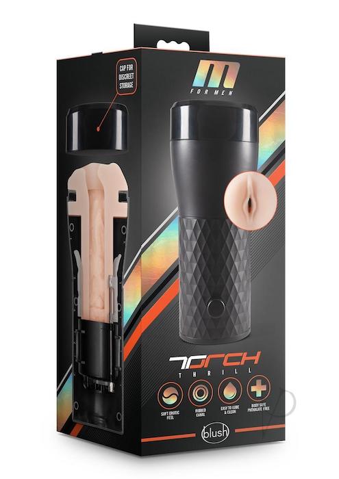 M For Men Torch "Thrill" Stroker -Ivory