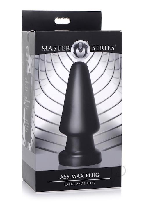 Master Series "Ass Max" Plug -Large Blk