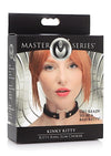 MS &quot;Kinky Kitty&quot; Slim Choker Collar -Blk