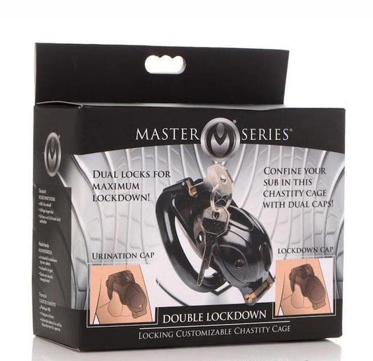 MS "Double Lockdown" Cock Cage -Blk