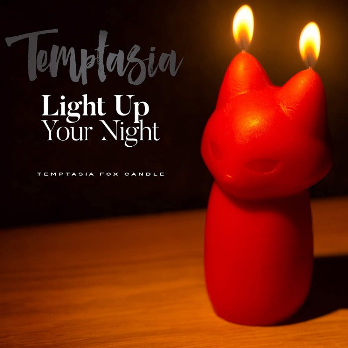 Temptasia 'Fox' Drip Candle -Red