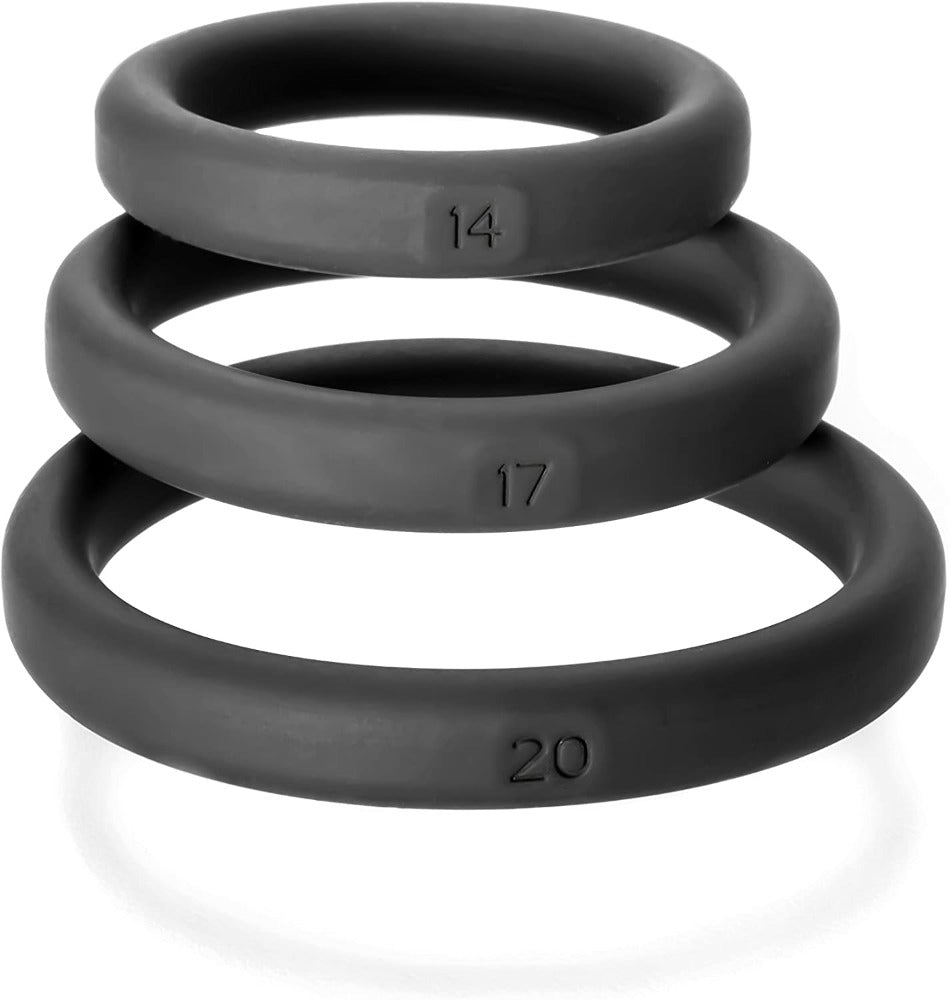 PF 'Xact-Fit' Cock Rings -#14,#17, #20