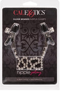 Calex ''Silver Beaded'' Nipple Clamps