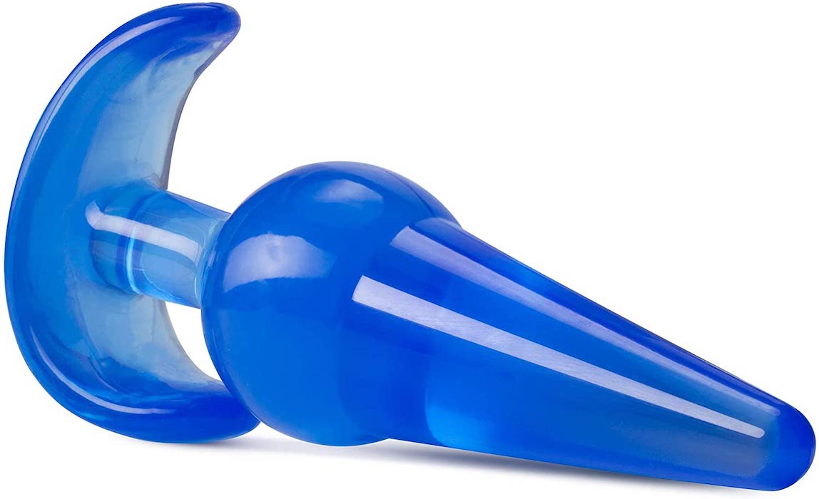 B Yours "Large" Slim Anal Plug -Blue