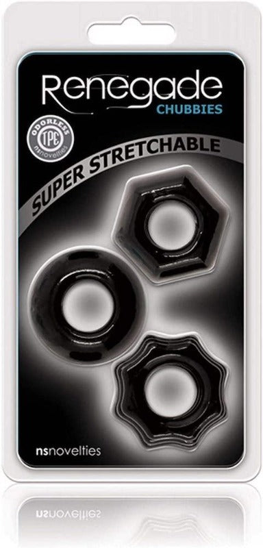 Renegade "Chubbies" Rings -Blk