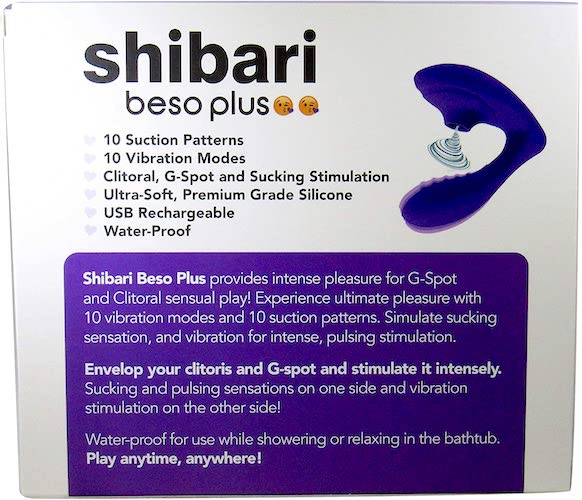Shibari "Beso Plus" Clit Vibe -Purple