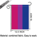 Bi Sexual 12.5" X 18" Garden Flag