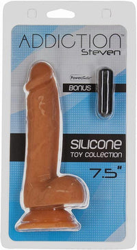 Addiction "Steven" 7.5" Dildo -Caramel
