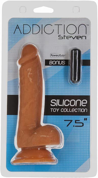 Addiction "Steven" 7.5" Dildo -Caramel