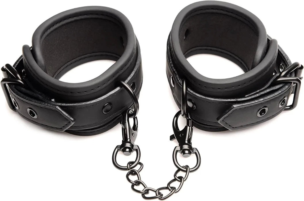 MS Kinky "Comfort" Wrist & Ankle Cuff Set -Black