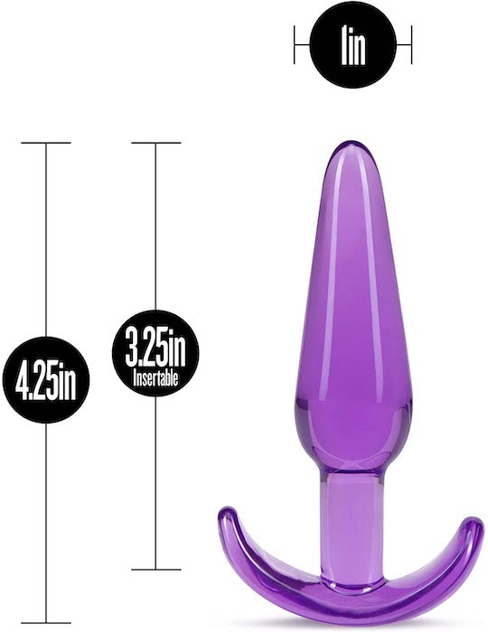 B Yours 'Slim' Anal Plug -Purple