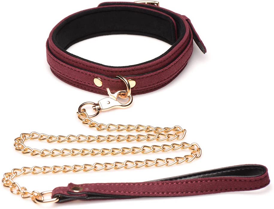 MS "Velvet" 6 pc Bondage Set -Burgundy