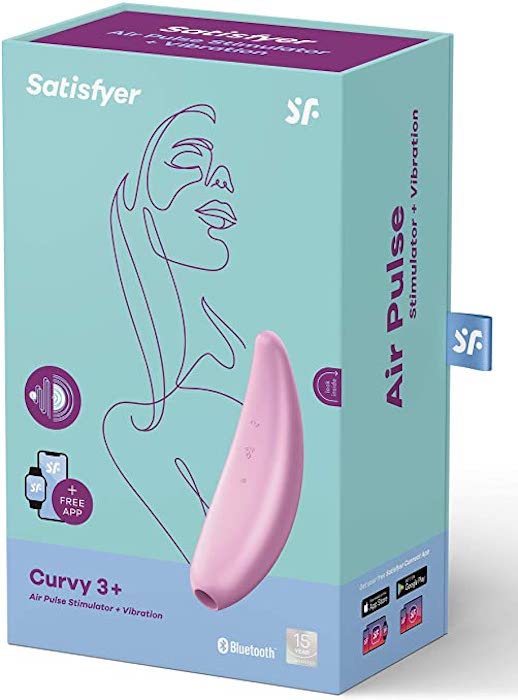 Satisfyer "Curvy 3+" Clitoral Vibe -Pink