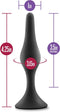 Luxe Beginner Anal Plug &quot;Medium&quot; -Black
