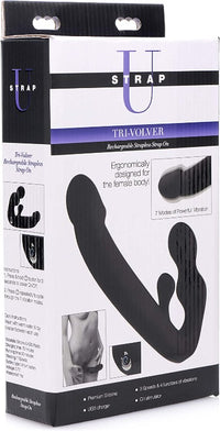 Strap U 'Tri-Volver' Rechargeable Strapless Strap On